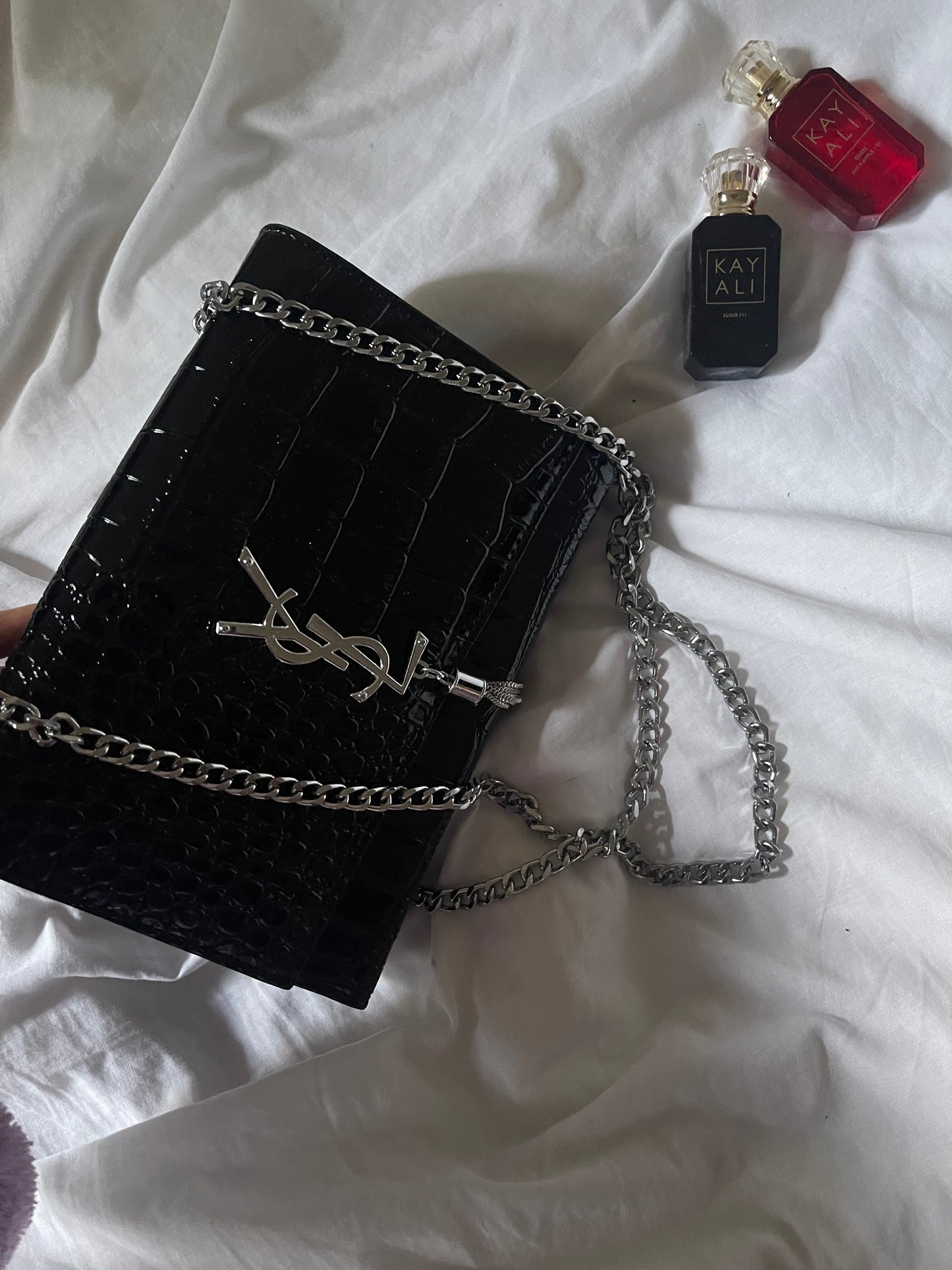 Crocodile cross body bag