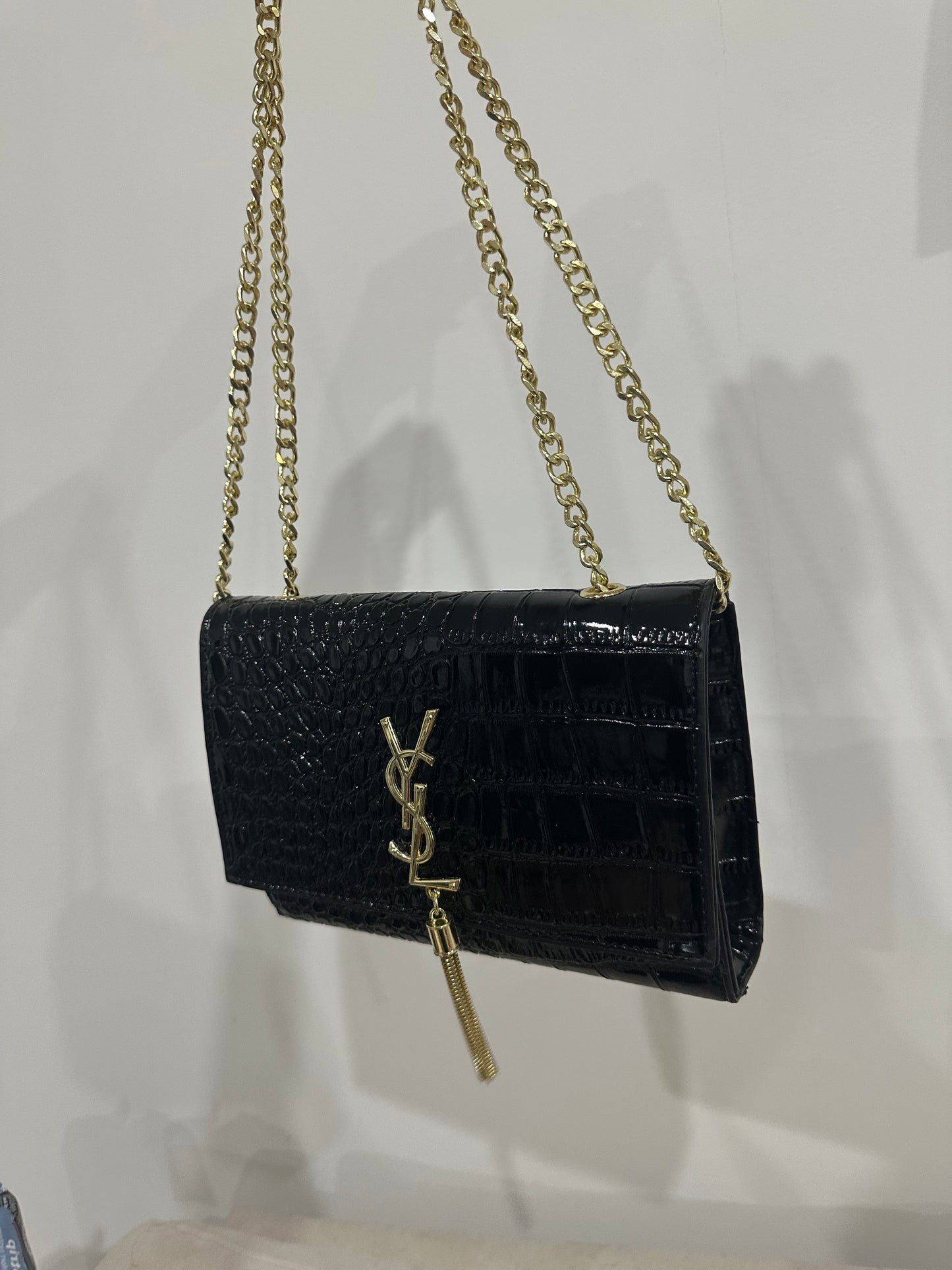 Crocodile cross body bag