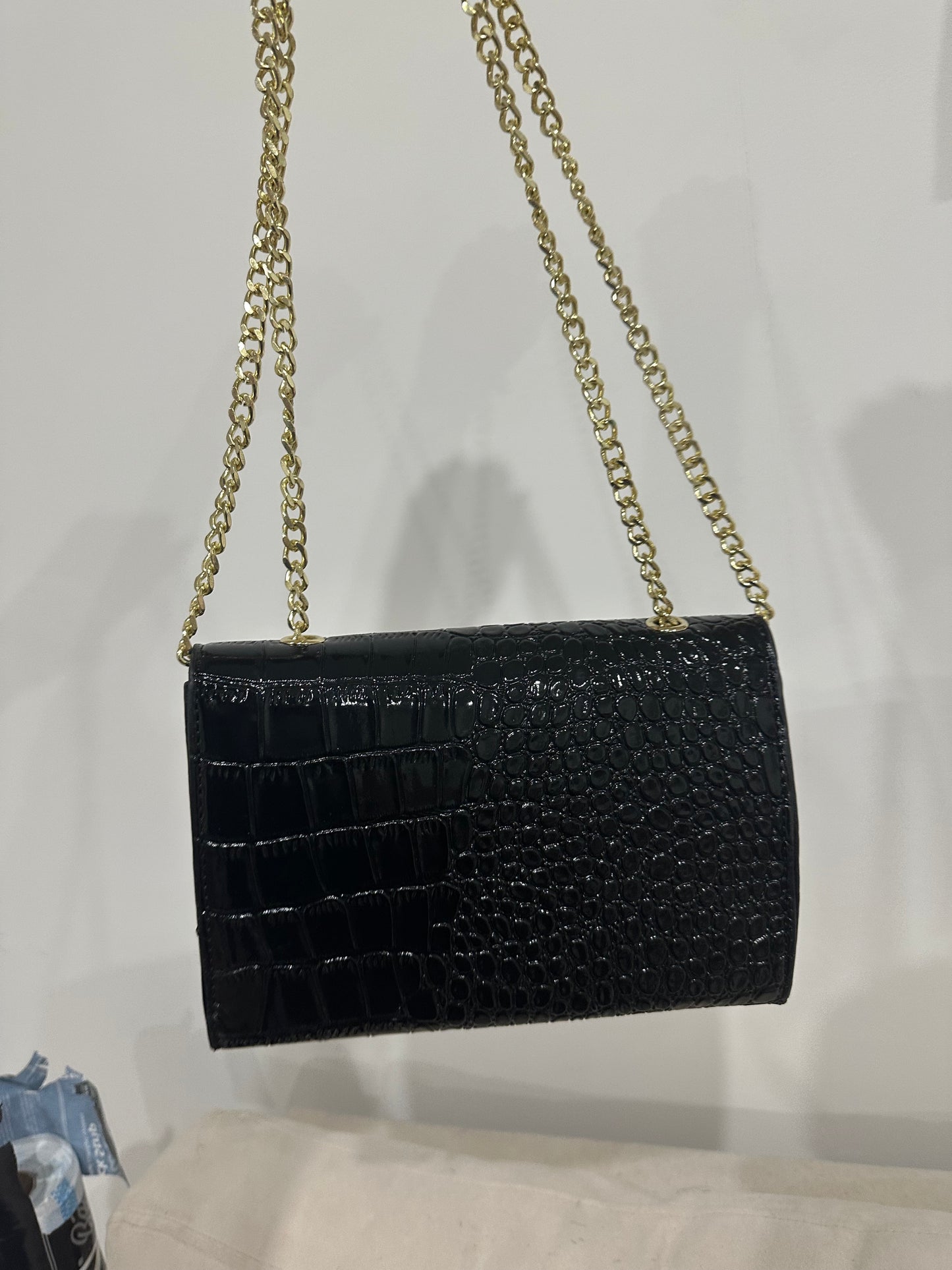 Crocodile cross body bag